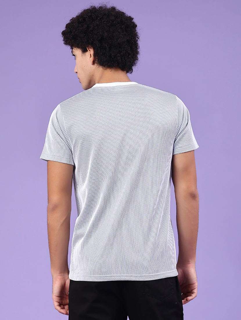 men striped short sleeve sport t-shirt - 22218125 -  Standard Image - 3
