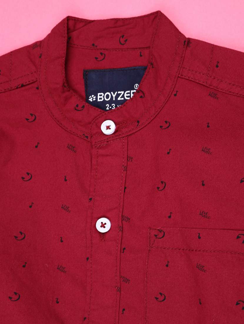 boys printed round neck shirt - 22218165 -  Standard Image - 3