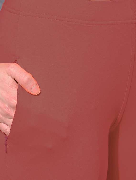 women solid mid rise cigarette pants  - 22218392 -  Standard Image - 5