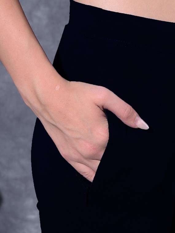 women solid mid rise anke length legging - 22218407 -  Standard Image - 5