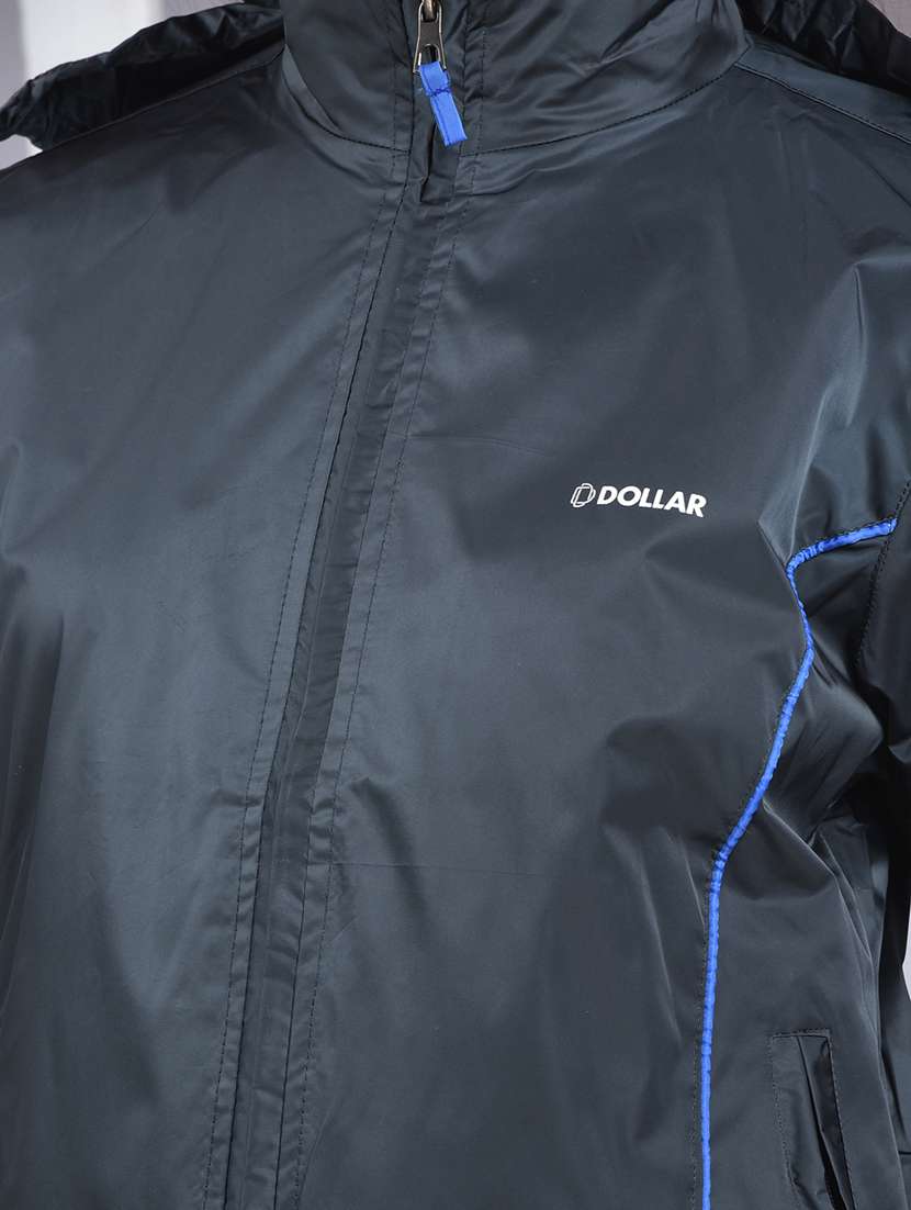 women solid long sleeve hooded windcheater jacket - 22218409 -  Standard Image - 5