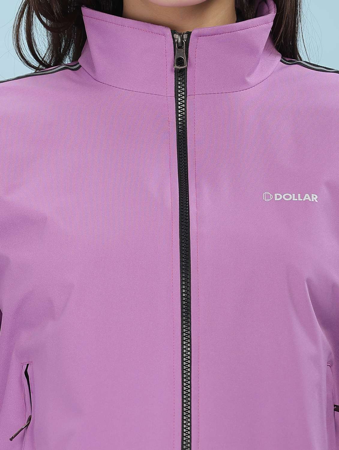 women solid long sleeve windcheater jacket - 22218419 -  Standard Image - 5