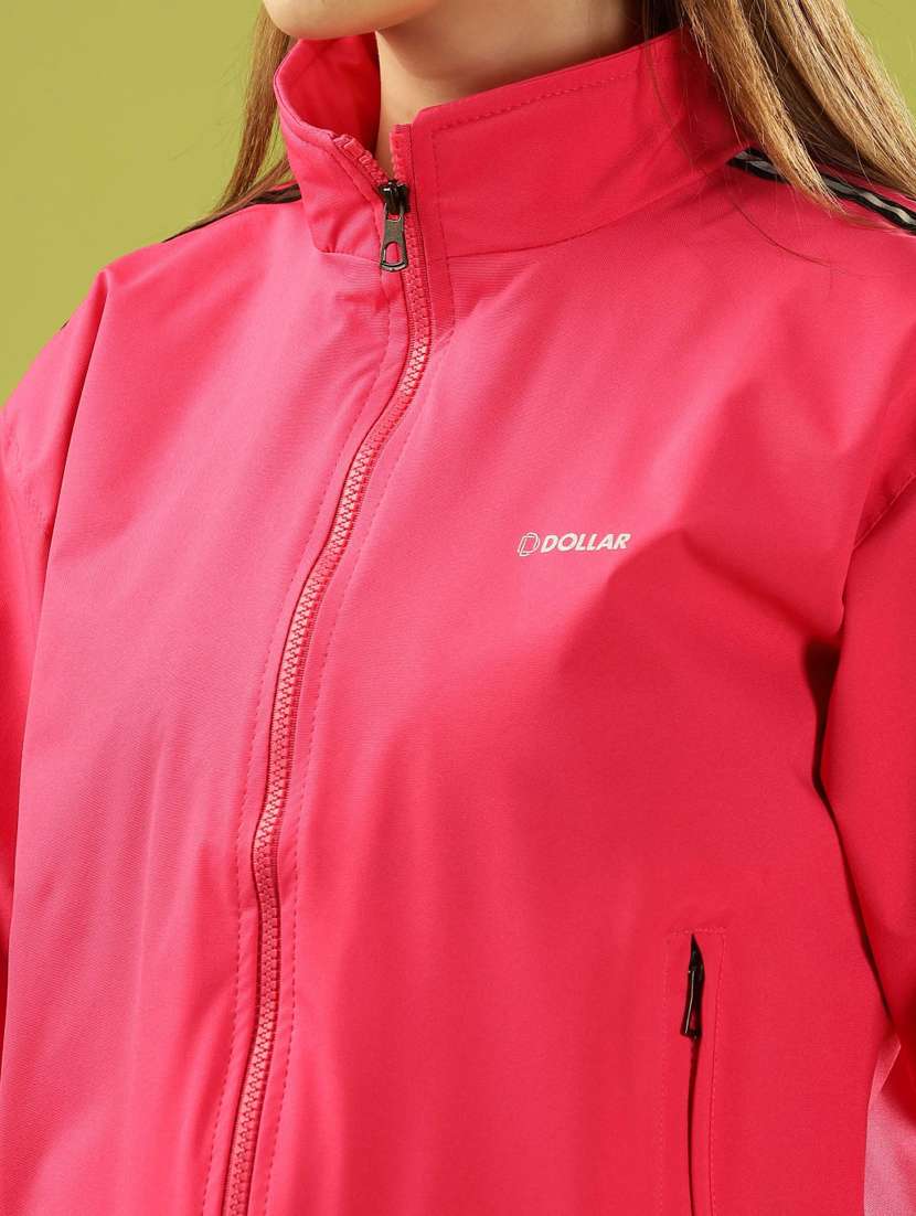 women solid long sleeve windcheater jacket - 22218420 -  Standard Image - 5