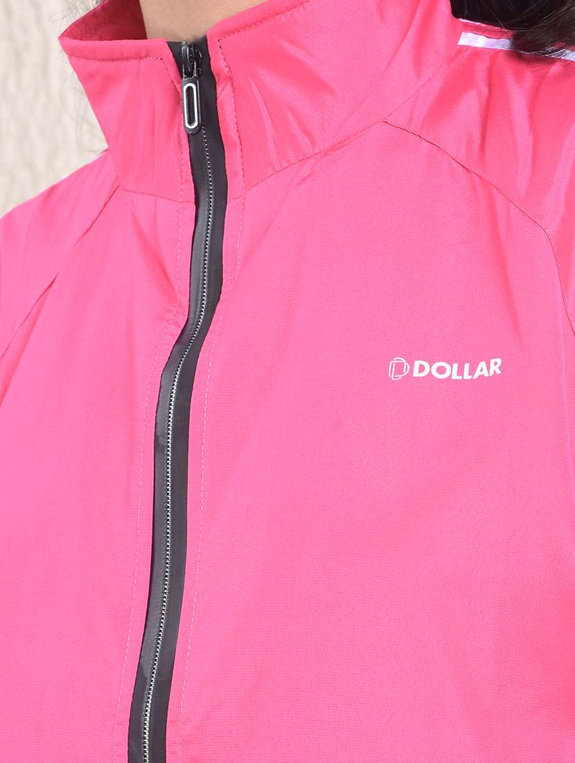 women solid long sleeve windcheater jacket - 22218424 -  Standard Image - 5