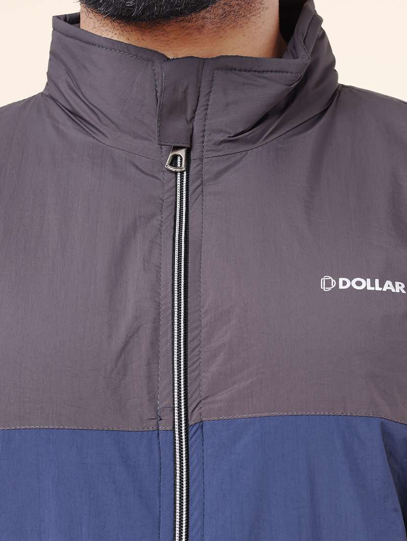 men color block long sleeve windcheater jacket - 22218428 -  Standard Image - 5