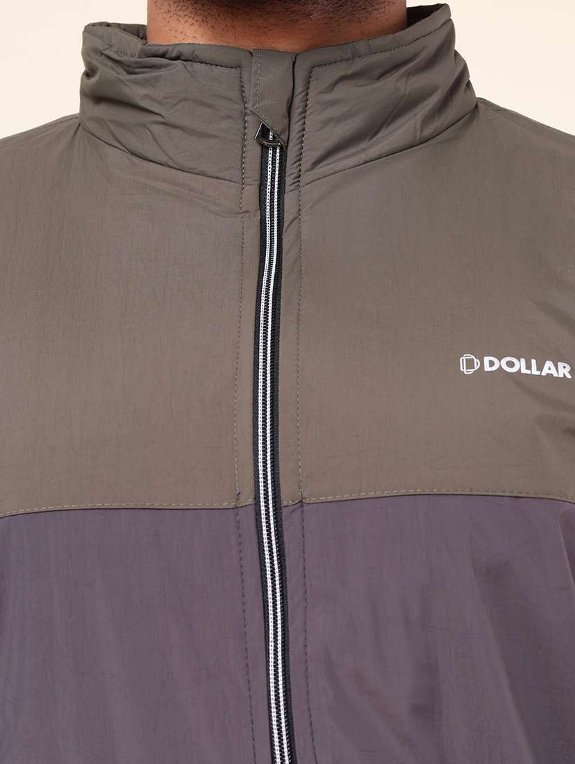 men color block long sleeve windcheater jacket - 22218429 -  Standard Image - 5