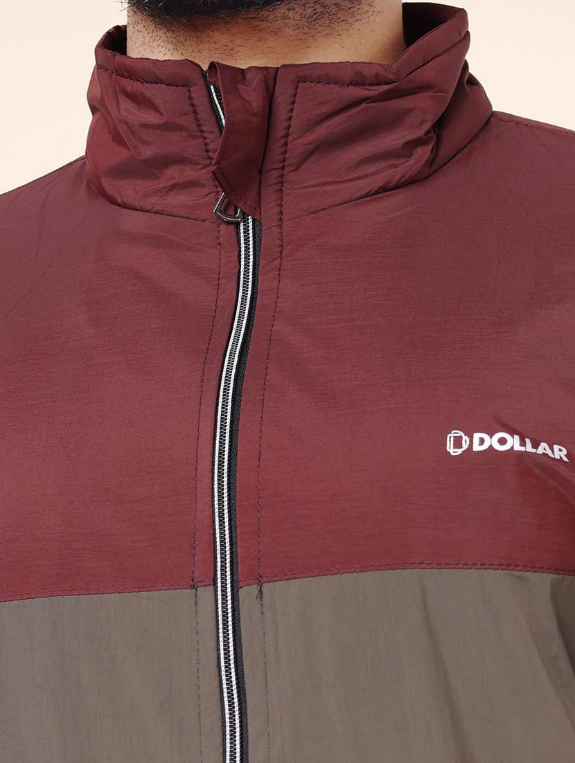 men color block long sleeve windcheater jacket - 22218430 -  Standard Image - 5