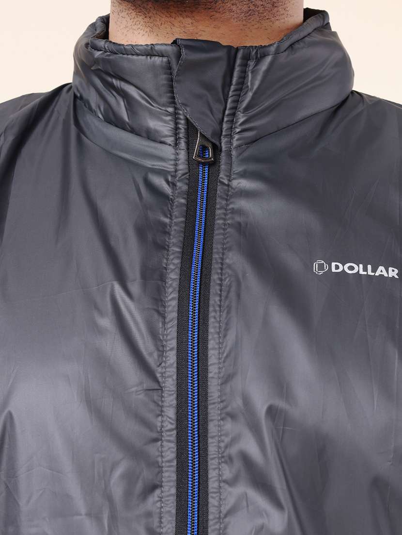 men solid long sleeve windcheater bomber jacket - 22218438 -  Standard Image - 5