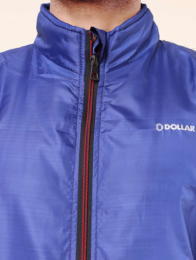 men solid long sleeve windcheater bomber jacket - 22218440 -  Standard Image - 5