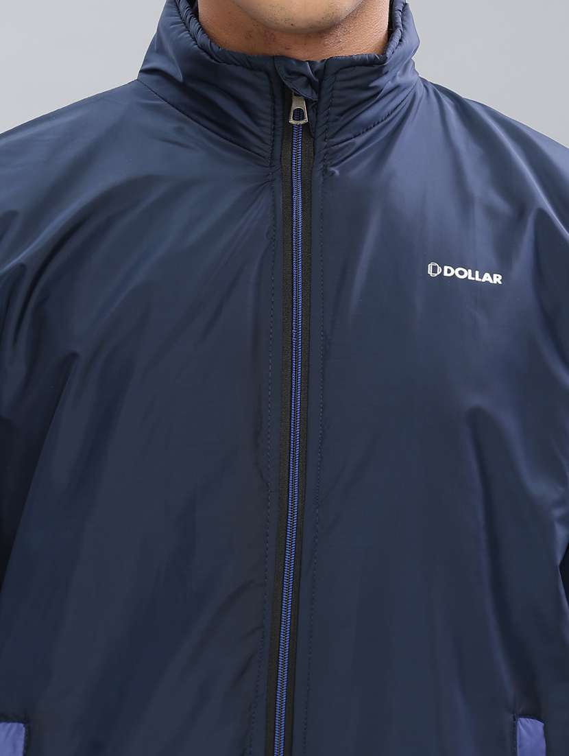 men solid long sleeve windcheater bomber jacket - 22218441 -  Standard Image - 5