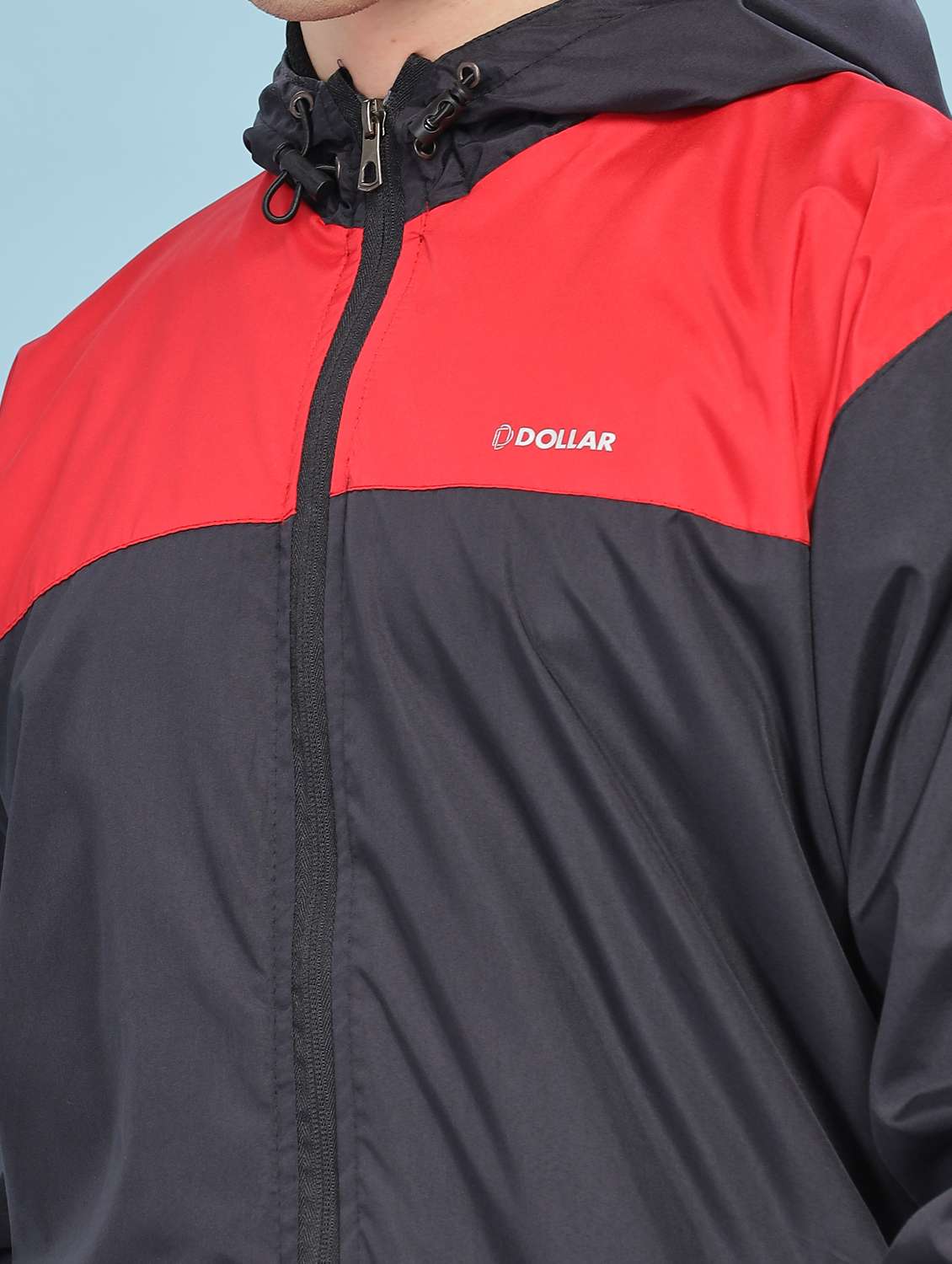 men color block long sleeve windcheater jacket - 22218443 -  Standard Image - 5