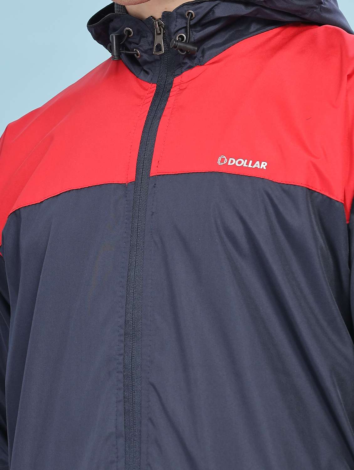 men color block long sleeve windcheater jacket - 22218445 -  Standard Image - 5