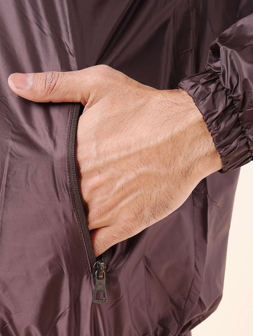 men solid long sleeve windheater bomber jacket - 22218448 -  Standard Image - 5