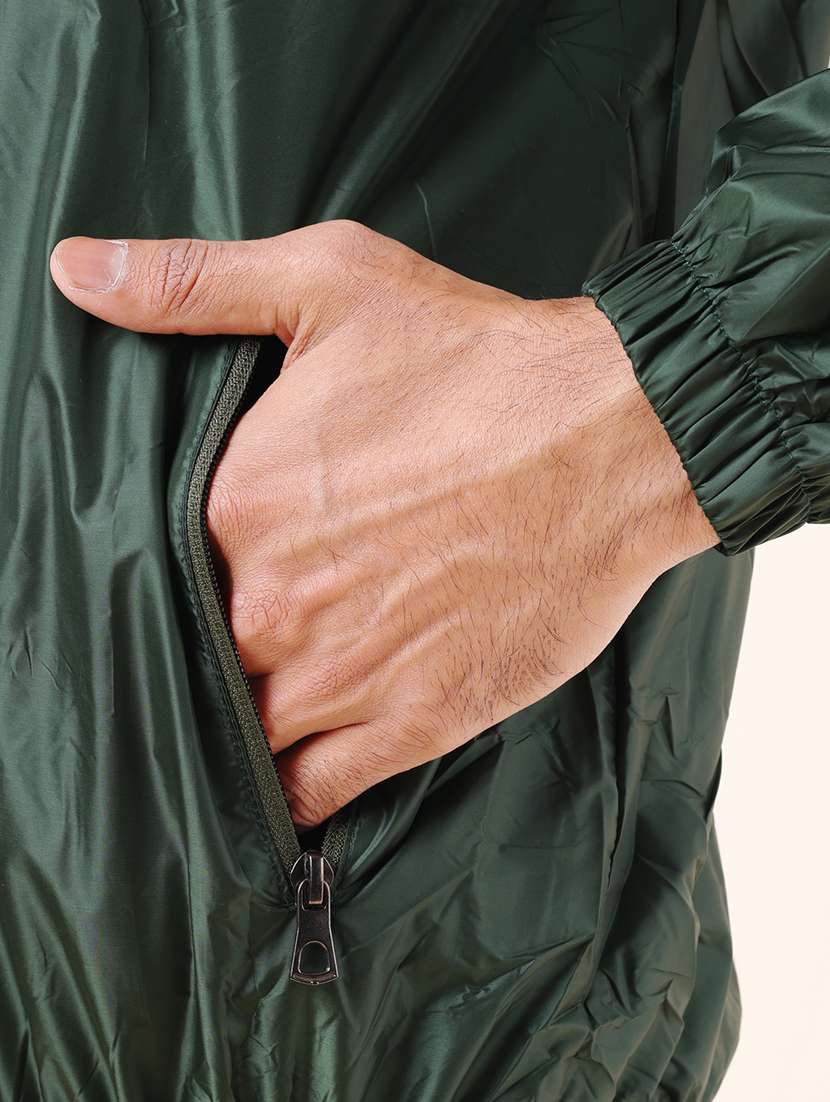 men solid long sleeve windheater bomber jacket - 22218449 -  Standard Image - 5