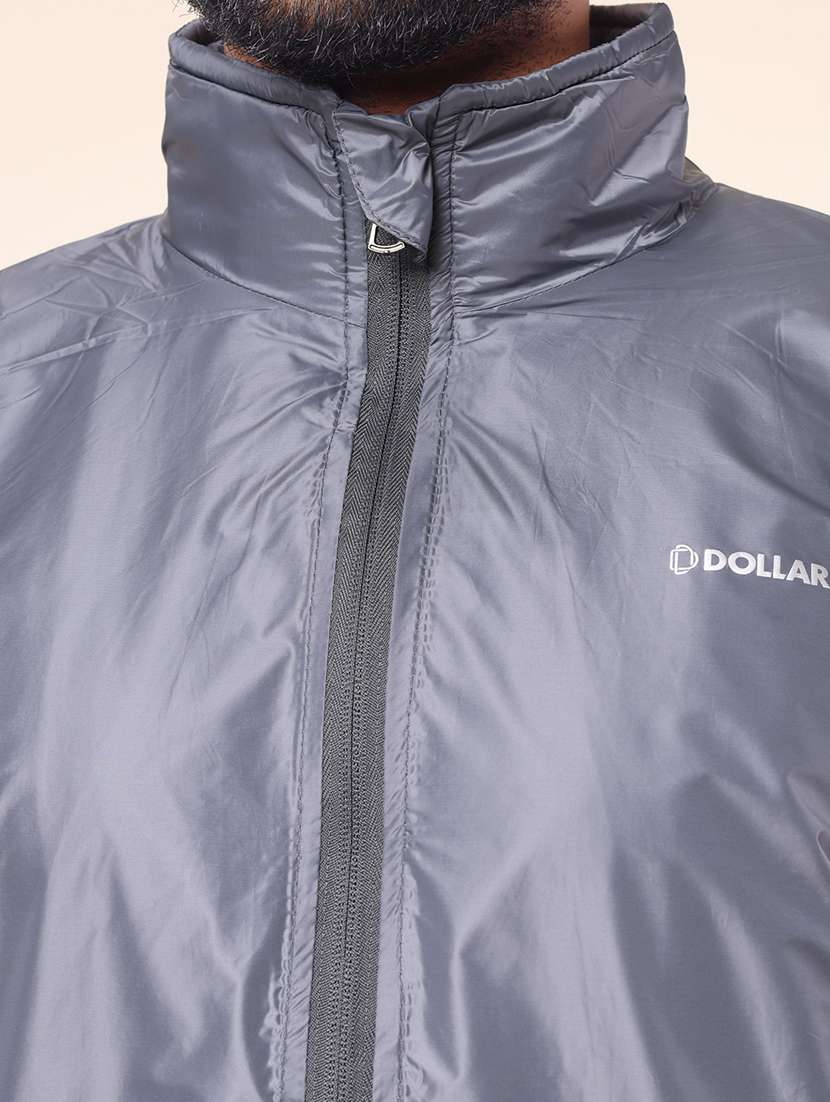 men solid long sleeve windheater bomber jacket - 22218450 -  Standard Image - 5