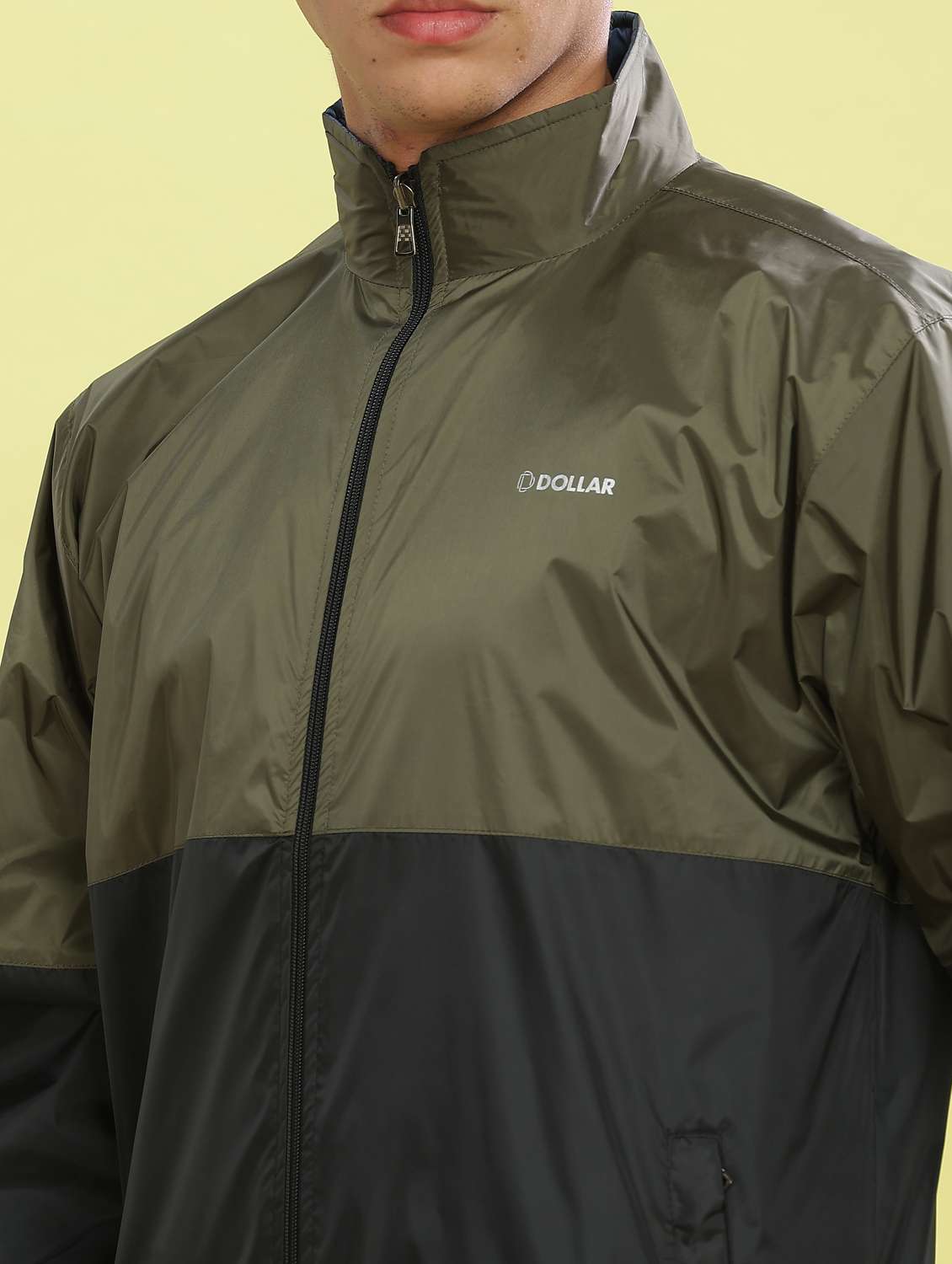 men color block long sleeve bomber jacket - 22218455 -  Standard Image - 5