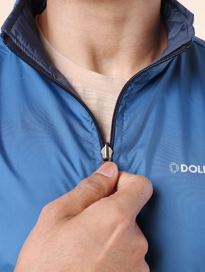 men color block long sleeve bomber jacket - 22218456 -  Standard Image - 5