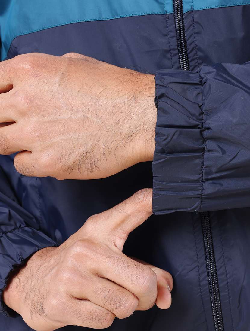 men color block long sleeve bomber jacket - 22218458 -  Standard Image - 5