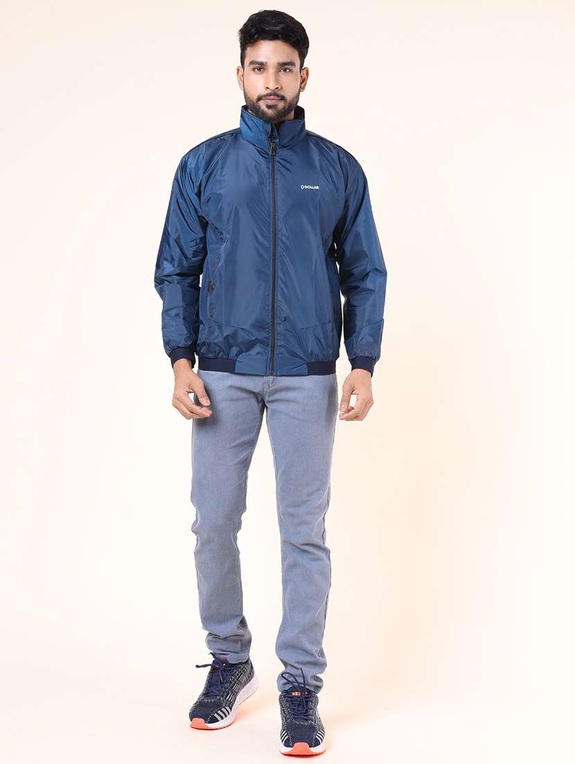 men solid long sleeve bomber jacket - 22218464 -  Standard Image - 3