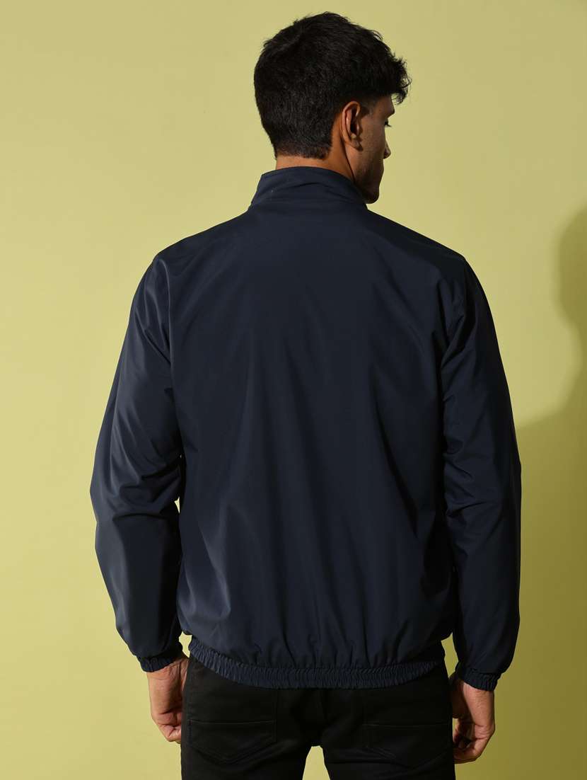 men solid long sleeve reversible bomber jacket - 22218470 -  Standard Image - 3