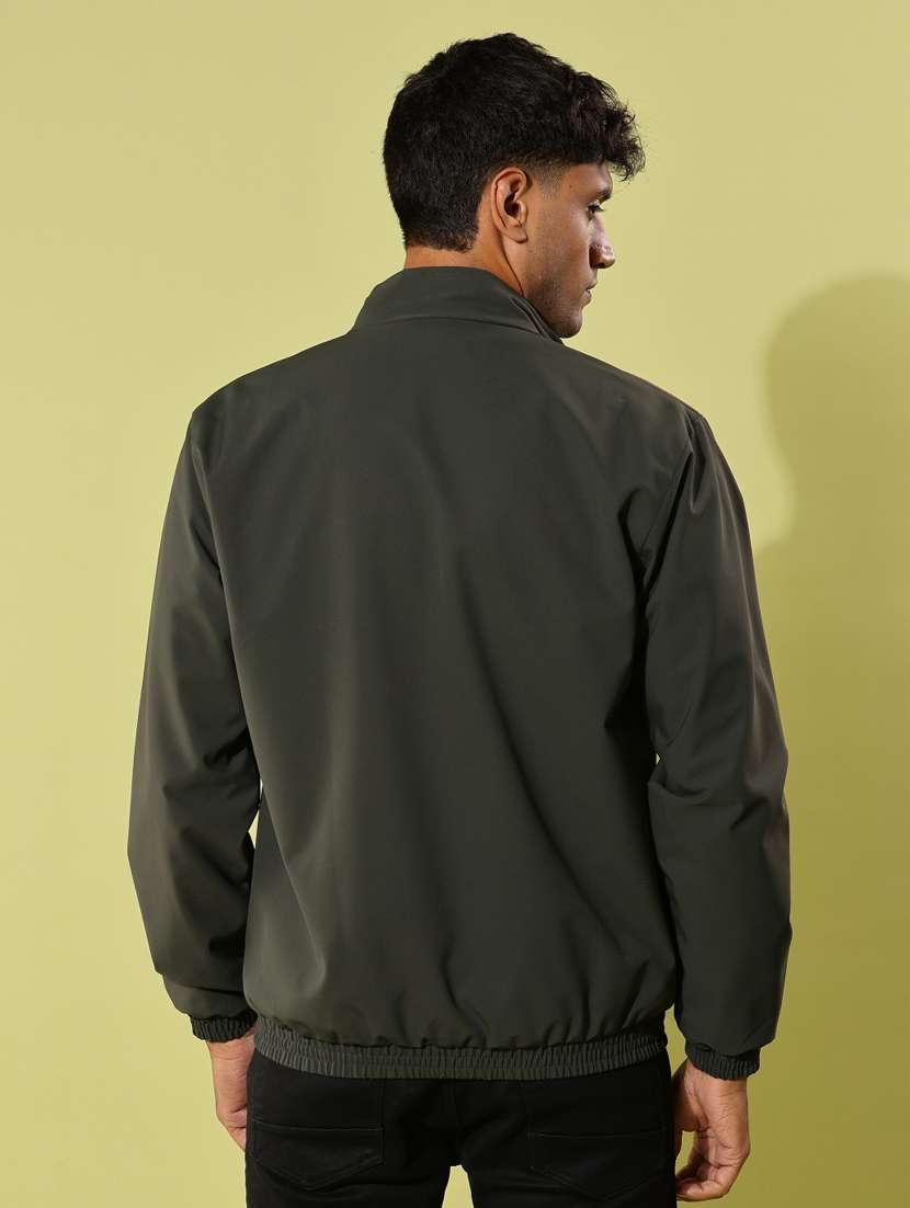 men solid long sleeve reversible bomber jacket - 22218471 -  Standard Image - 3