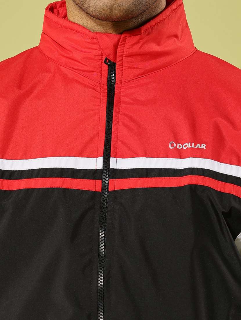 men color block long sleeve bomber jacket - 22218472 -  Standard Image - 5