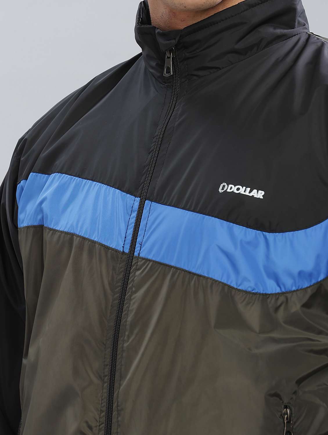 men color block long sleeve bomber jacket - 22218489 -  Standard Image - 5