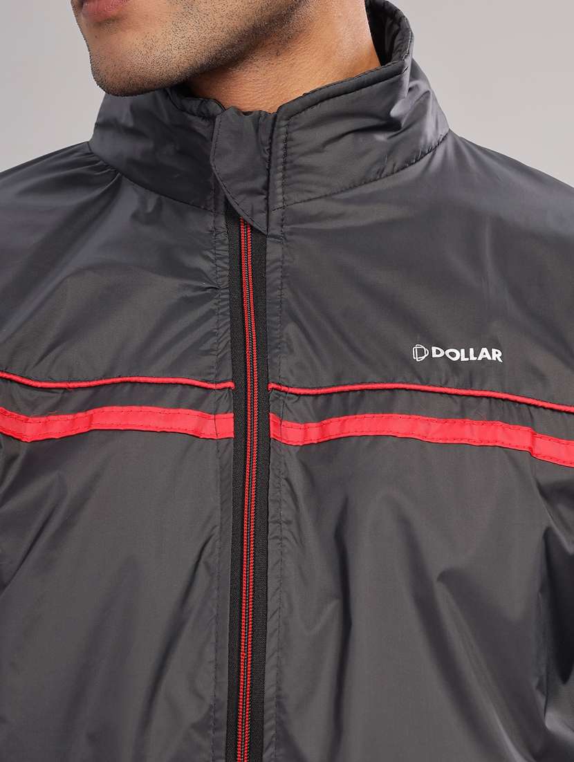 men solid long sleeve windcheater jacket - 22218494 -  Standard Image - 5