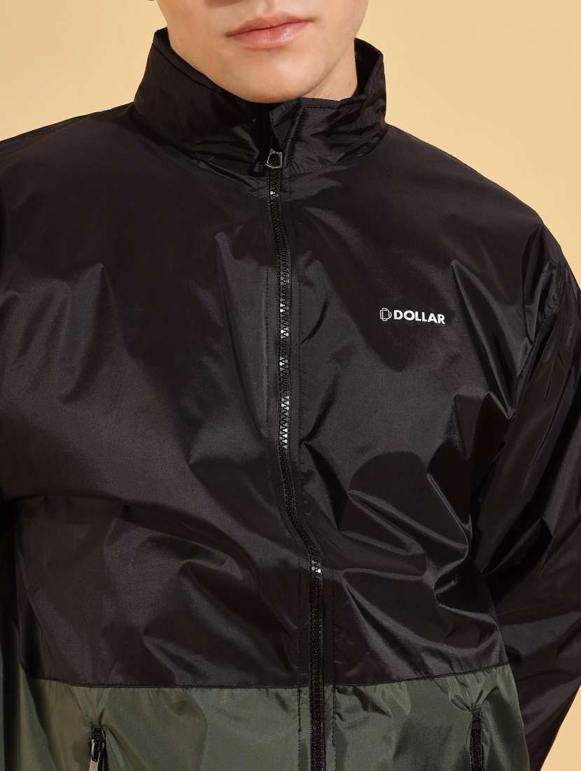 men color block long sleeve windcheater jacket - 22218502 -  Standard Image - 5