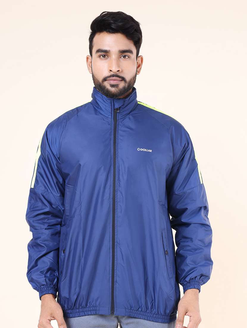 men taped long sleeve bomber jacket 