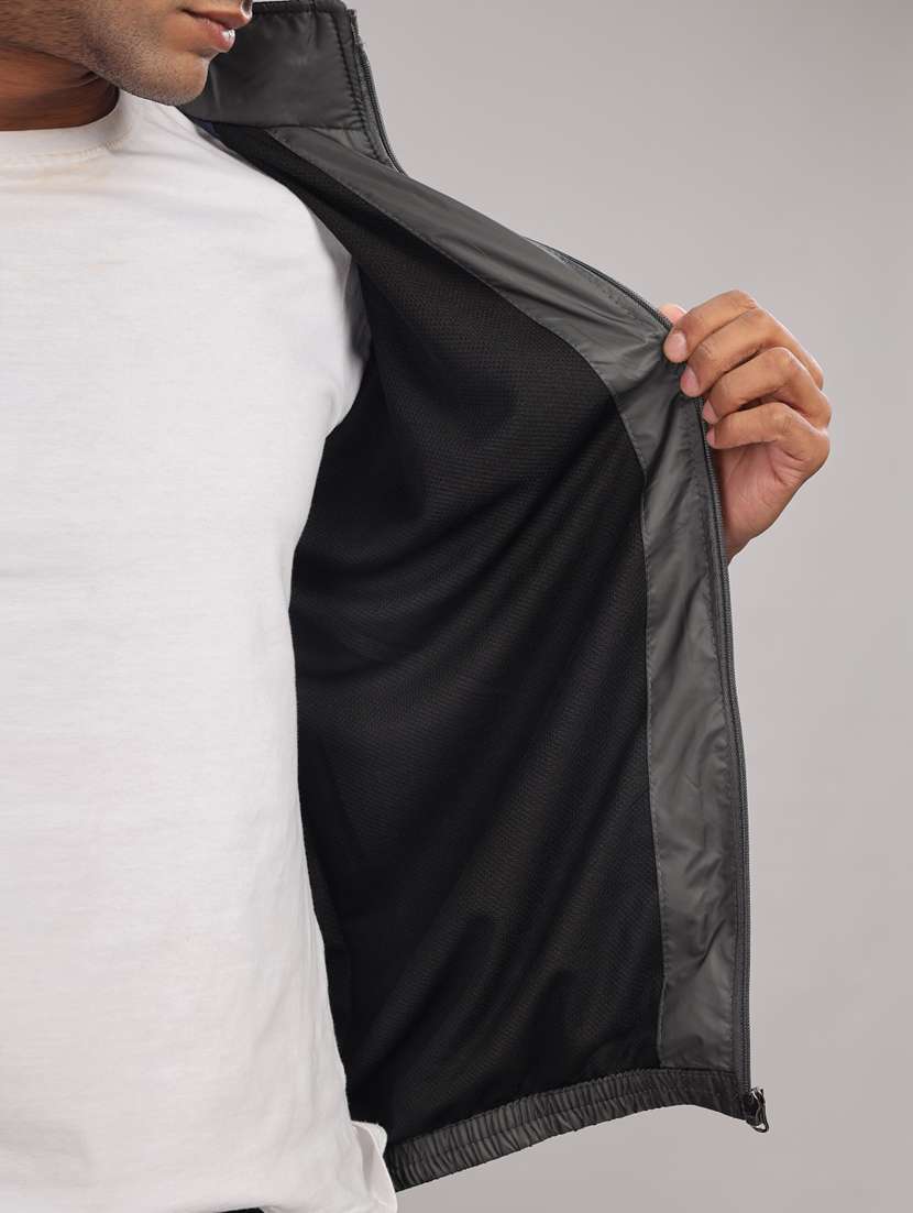 men taped long sleeve bomber jacket  - 22218519 -  Standard Image - 5