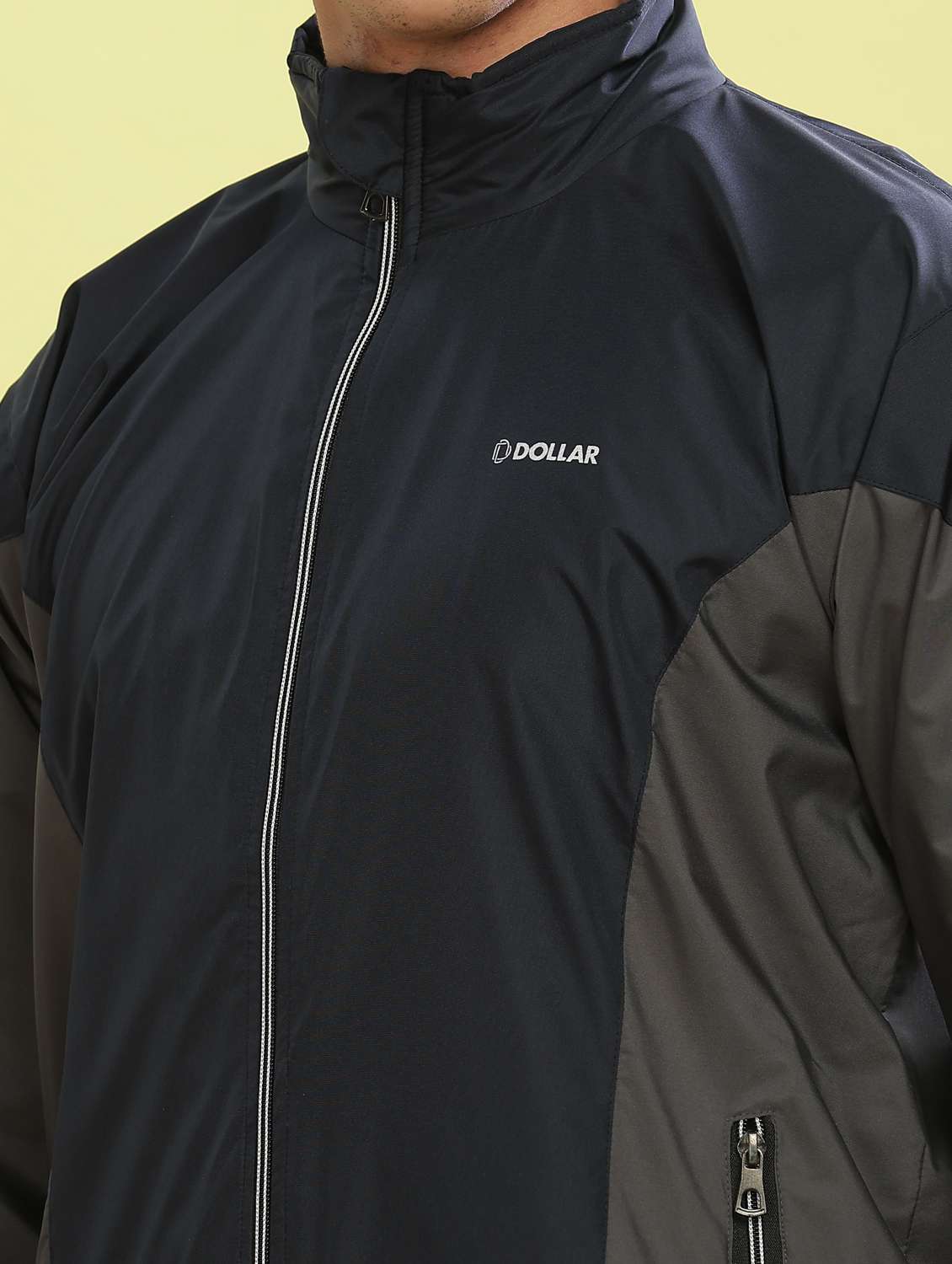 men color block long sleeve bomber jacket - 22218523 -  Standard Image - 5