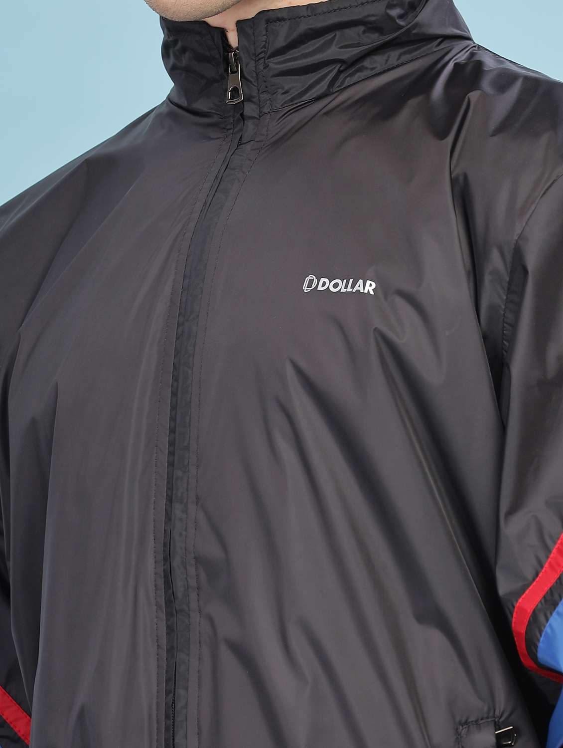 men color block long sleeve bomber jacket - 22218525 -  Standard Image - 5