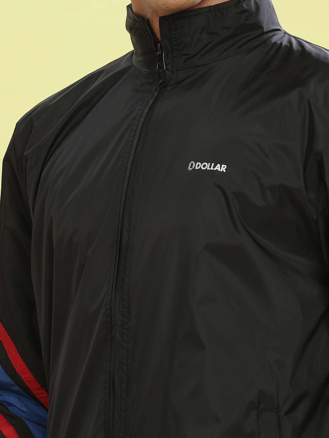 men color block long sleeve bomber jacket - 22218526 -  Standard Image - 5