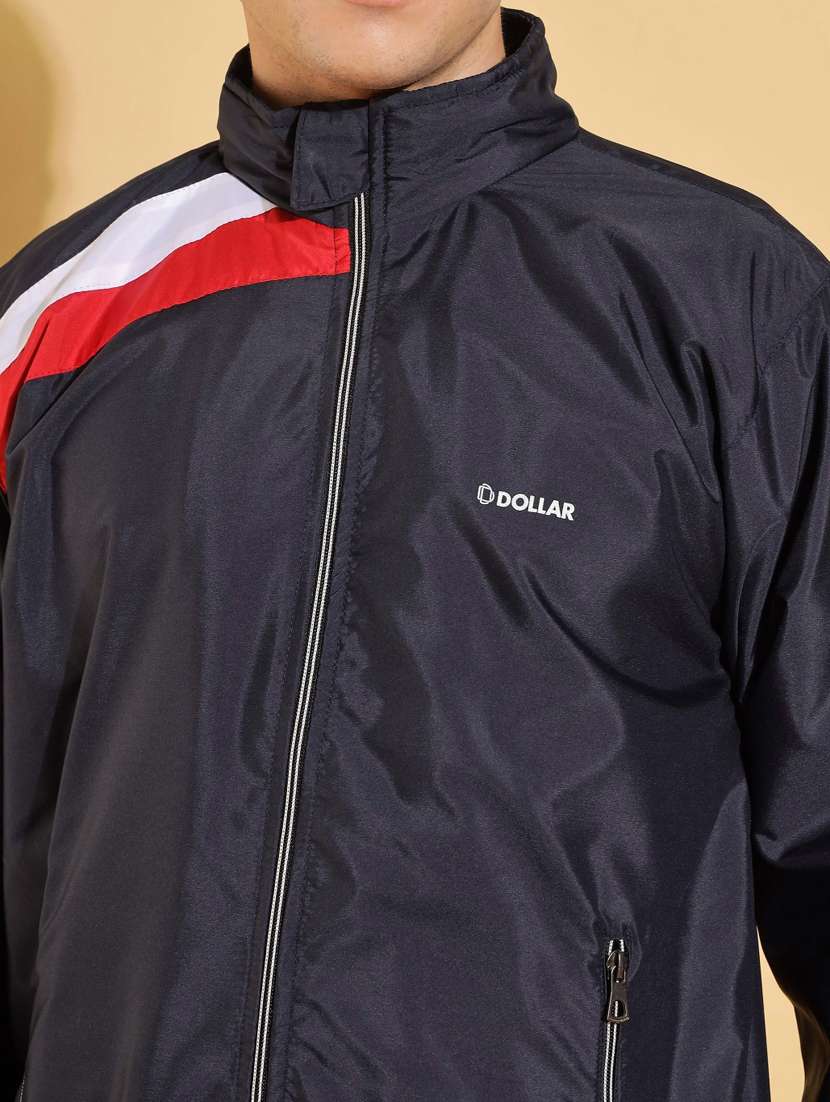 men color block long sleeve bomber jacket - 22218530 -  Standard Image - 5