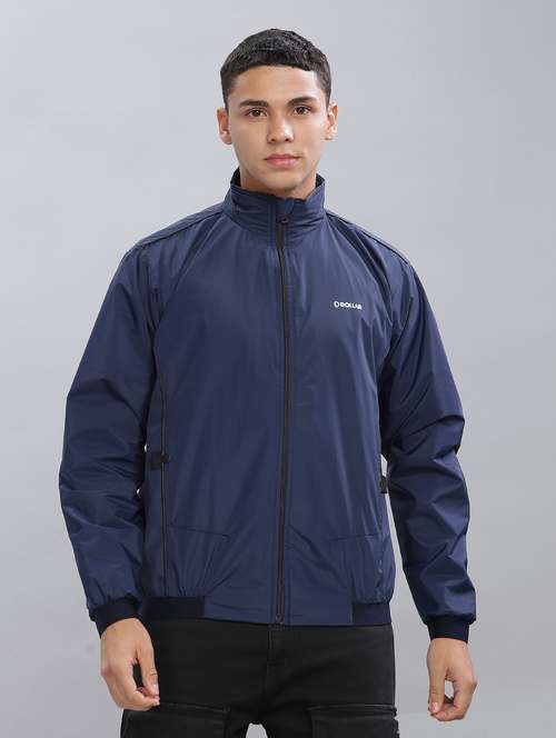 men solid long sleeve bomber jacket - 22218534 -  Standard Image - 0