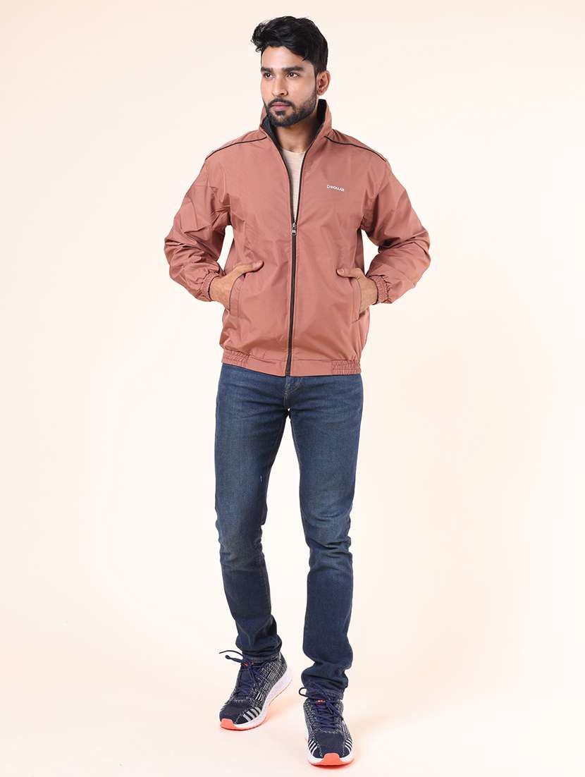 men solid long sleeve bomber jacket - 22218535 -  Standard Image - 3