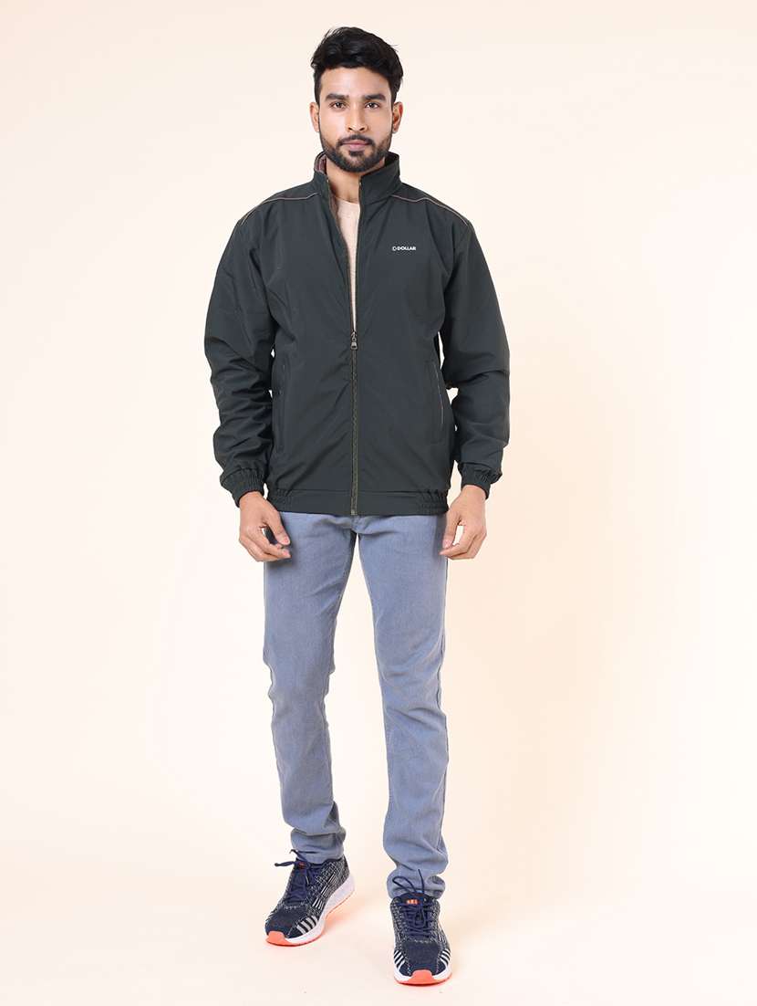 men solid long sleeve bomber jacket - 22218536 -  Standard Image - 3