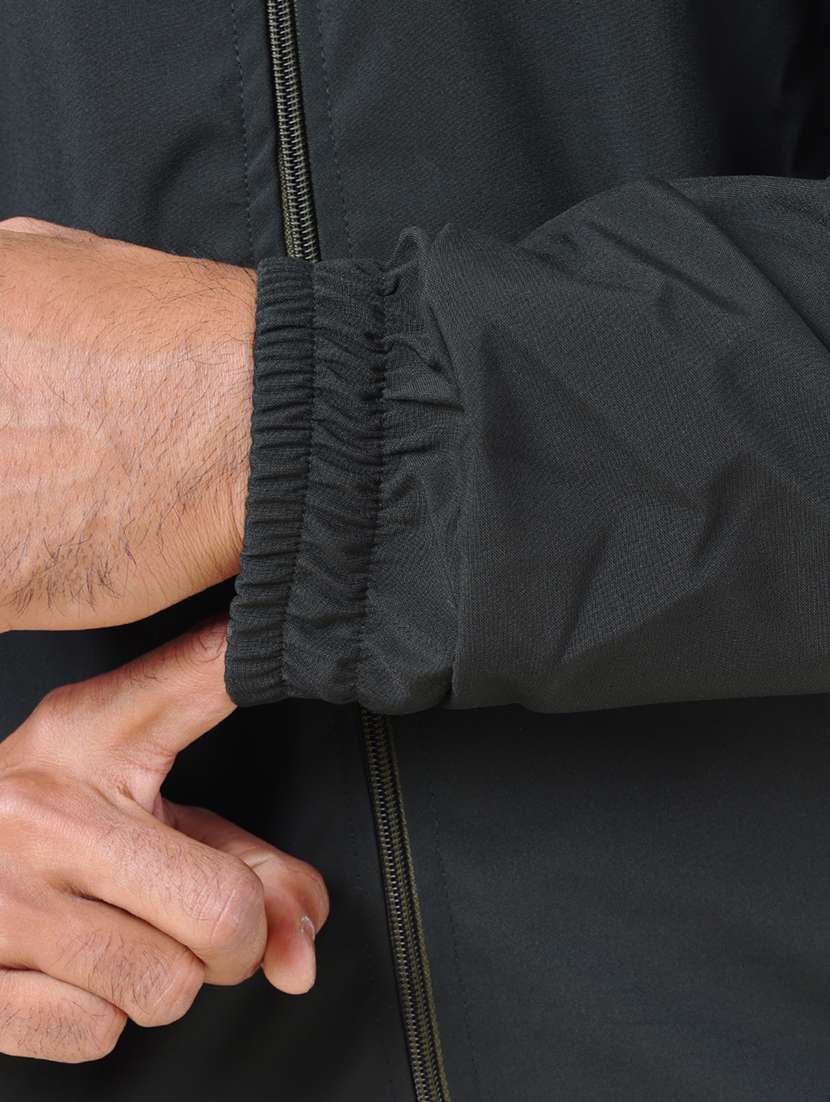 men solid long sleeve bomber jacket - 22218536 -  Standard Image - 5