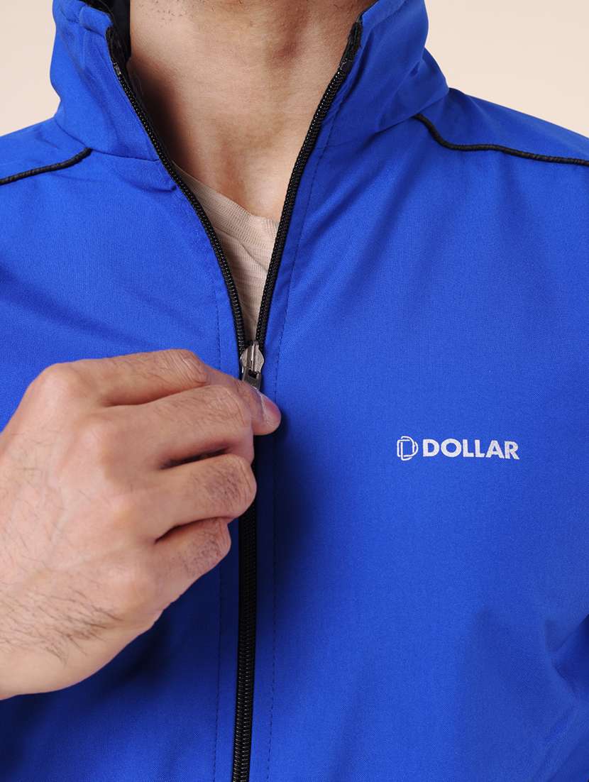 men solid long sleeve windcheater bomber jacket  - 22218538 -  Standard Image - 5