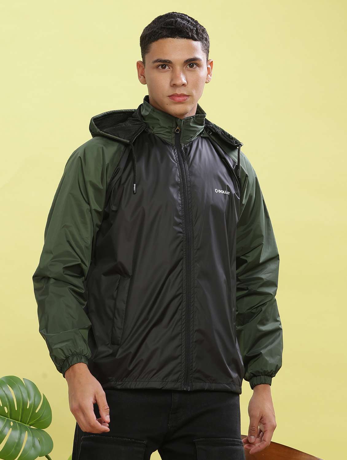 men color block long sleeve bomber jacket - 22218545 -  Zoom Image - 0