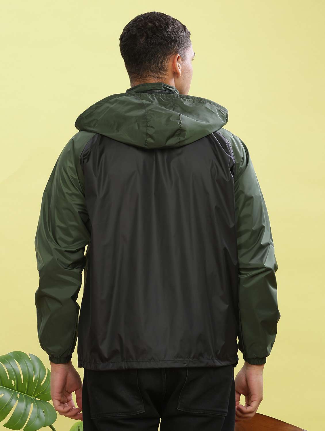 men color block long sleeve bomber jacket - 22218545 -  Standard Image - 3