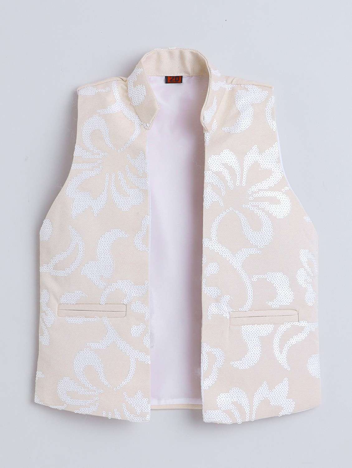 boys embellished long sleeve sherwani set - 22218581 -  Standard Image - 3