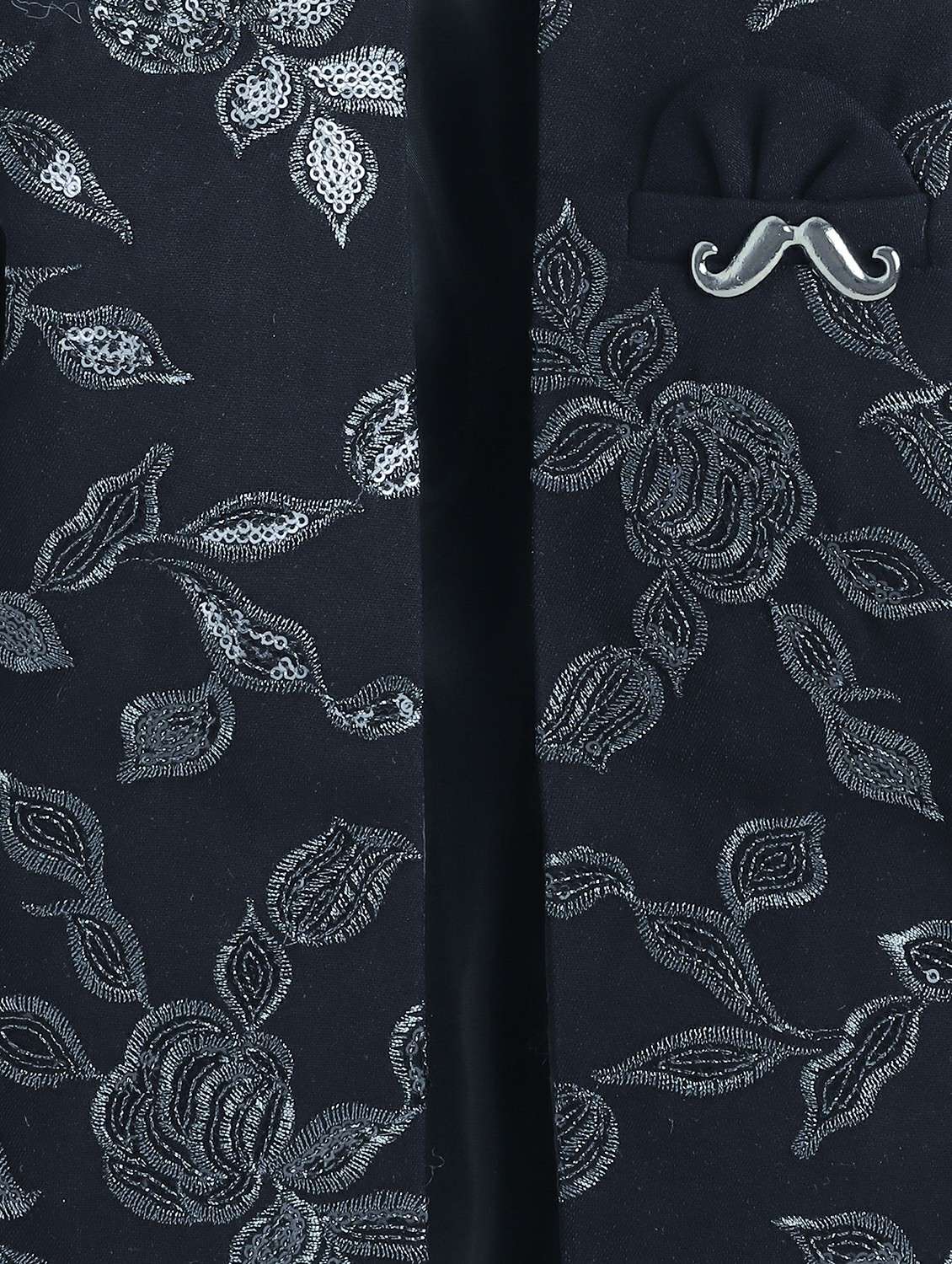 boys embroidered long sleeve sherwani set - 22218583 -  Standard Image - 5