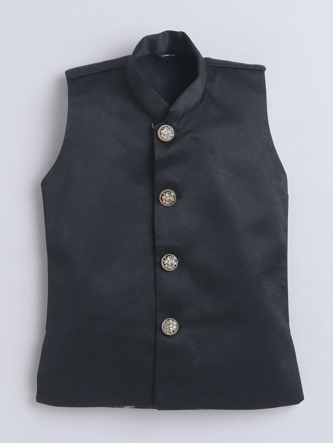 boys embroidered long sleeve sherwani set - 22218585 -  Standard Image - 3