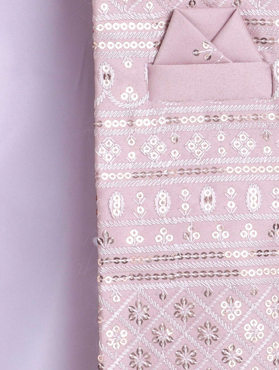 boys embroidered long sleeve sherwani set - 22218589 -  Standard Image - 5