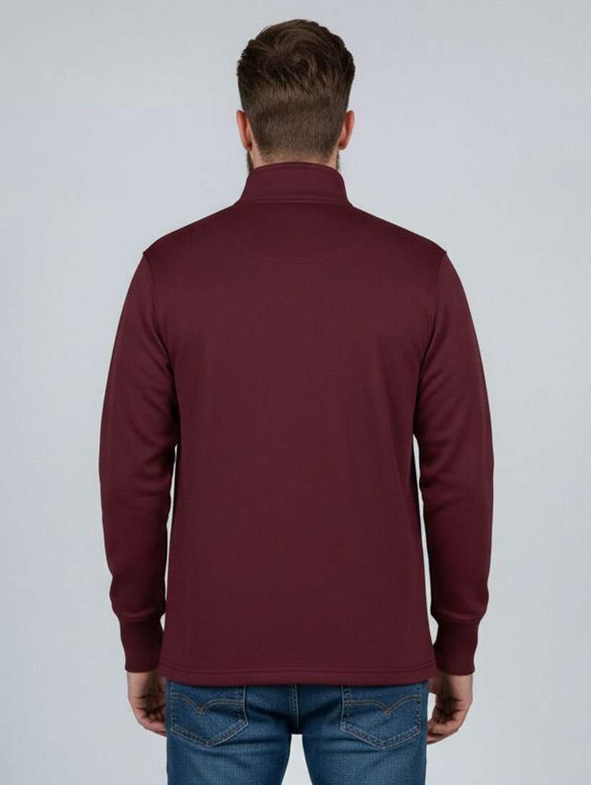 men solid long sleeve regular fit sweatshirt - 22218604 -  Standard Image - 3