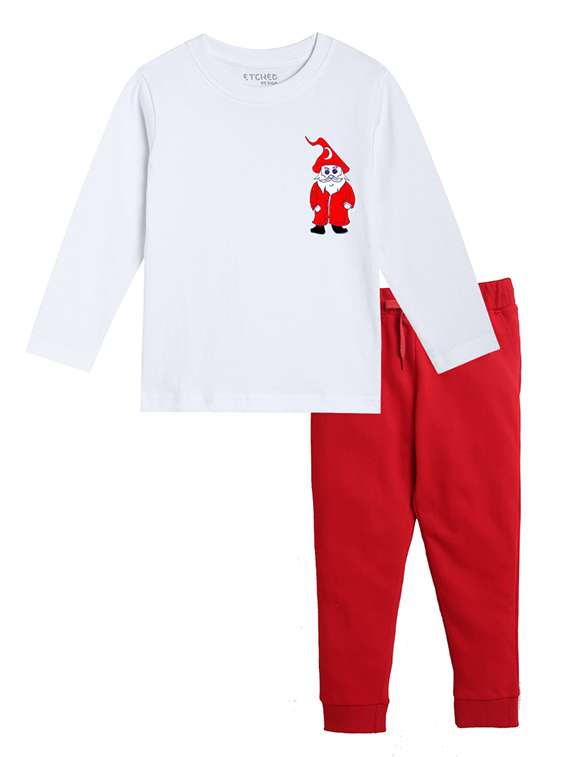 boys printed long sleeve full lenght set