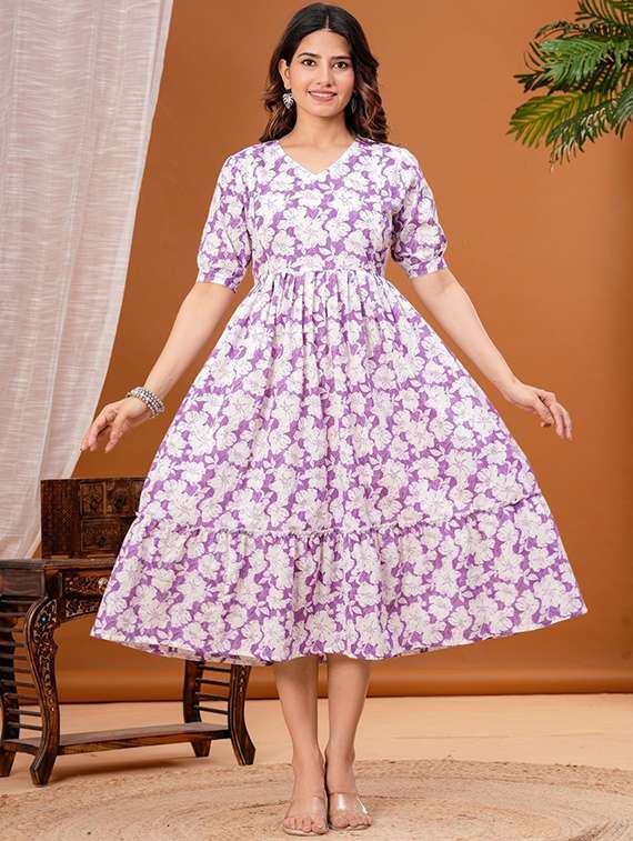 women floral printed short sleeve maternity wear dress