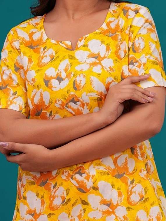 women printed nightwear pyjama set - 22219086 -  Standard Image - 5